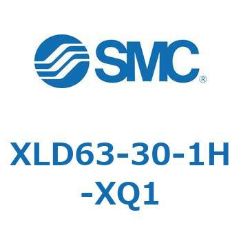 アルミ製 高真空L型バルブ 二段制御・単動/ベローズシール・Oリングシール (XLD～) SMC