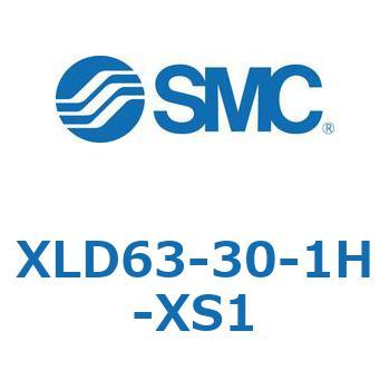 アルミ製 高真空L型バルブ 二段制御・単動/ベローズシール・Oリングシール (XLD～) SMC
