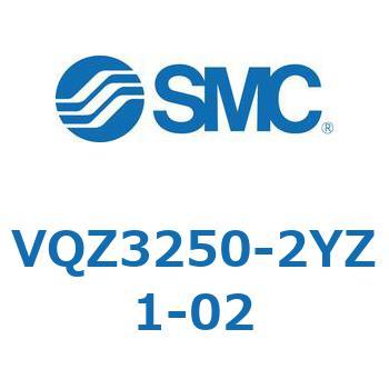 VQZ3250-2YZ1-02 5ポートソレノイドバルブ (VQZ3250～) SMC 空気用 2位置ダブル 管接続口径Rc1/4方向制御機器