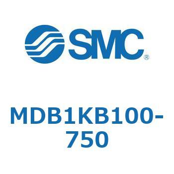 MDB1KB100-750 MD Series(MDB1KB100) SMC 複動片ロッド 両側エアクッション シリンダストローク750mm