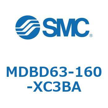 MDBD63-160-XC3BA MD Series(MDBD63-160) SMC 複動片ロッド