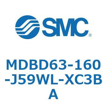 MDBD63-160-J59WL-XC3BA MD Series(MDBD63-160) SMC 複動片ロッド