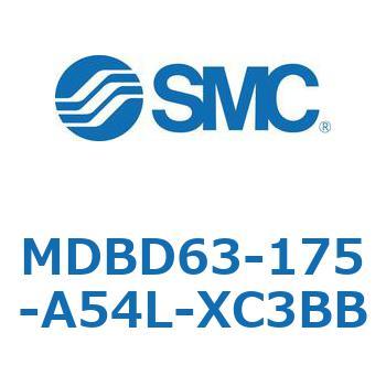 MDBD63-175-A54L-XC3BB MD Series(MDBD63-175) SMC 複動片ロッド