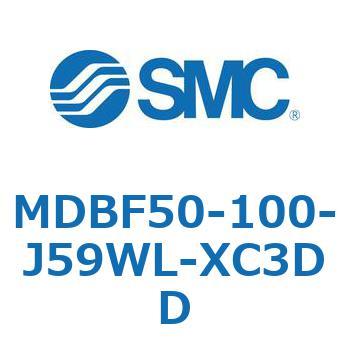 MDBF50-100-J59WL-XC3DD MD Series(MDBF50-100) SMC 複動片ロッド