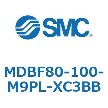MDBF80-100-M9PL-XC3BB MD Series(MDBF80-100) SMC 複動片ロッド