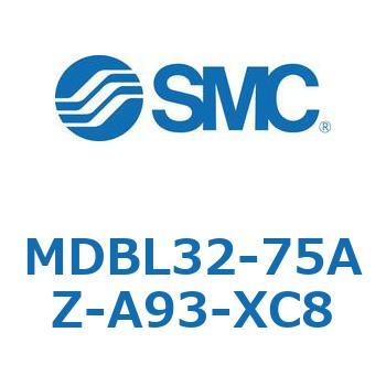 MDBL32-75AZ-A93-XC8 MD Series(MDBL32-75AZ) SMC 複動片ロッド エアクッション ストローク調整範囲0～25mm