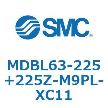 MDBL63-225+225Z-M9PL-XC11 MD Series(MDBL63-225+225Z) SMC 複動片ロッド エアクッションエアシリンダ