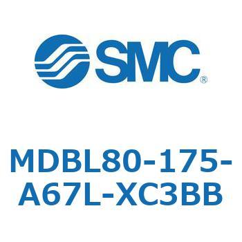 MDBL80-175-A67L-XC3BB MD Series(MDBL80-175) SMC 複動片ロッド