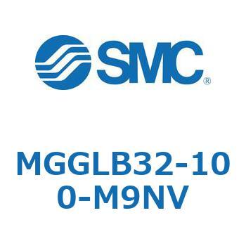 MGGLB32-100-M9NV MG Series(MGGLB32-100) SMC 複動片ロッド ボールブッシュ軸受