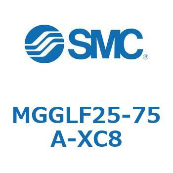MGGLF25-75A-XC8 MG Series(MGGLF25) SMC 複動片ロッド シリンダストローク75mm