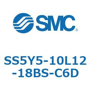 SS5Y5-10L12-18BS-C6D-NA S Series(SS5Y5-10L12) SMC ポート管接続口径(C6) Φ6ワンタッチ管継手