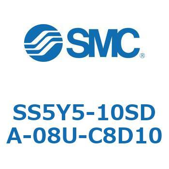 SS5Y5-10SDA-08U-C8D10-NA S Series(SS5Y5-10SDA) SMC ポート管接続口径(C8) Φ8ワンタッチ管継手