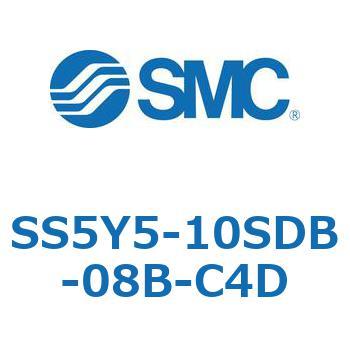 SS5Y5-10SDB-08B-C4D-NA S Series(SS5Y5-10SDB) SMC ポート管接続口径(C4) Φ4ワンタッチ管継手