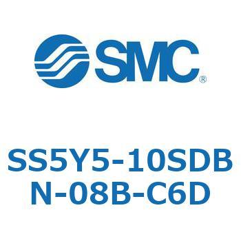 SS5Y5-10SDBN-08B-C6D-NA S Series(SS5Y5-10SDBN) SMC ポート管接続口径(C6) Φ6ワンタッチ管継手