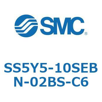SS5Y5-10SEBN-02BS-C6-NA S Series(SS5Y5-10SEBN) SMC ポート管接続口径(C6) Φ6ワンタッチ管継手