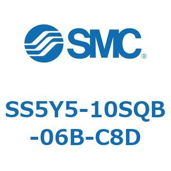 SS5Y5-10SQB-06B-C8D-NA S Series(SS5Y5-10SQB) SMC ポート管接続口径(C8) Φ8ワンタッチ管継手 31,837円