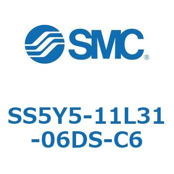 SS5Y5-11L31-06DS-C6-NA S Series(SS5Y5-11L31) SMC ポート管接続口径(C6) Φ6ワンタッチ管継手 19,586円