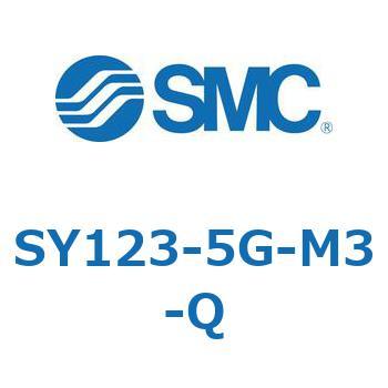 SY100 - 直接配管形/3ポートソレノイドバルブ/弾性体シール(SY123) SMC