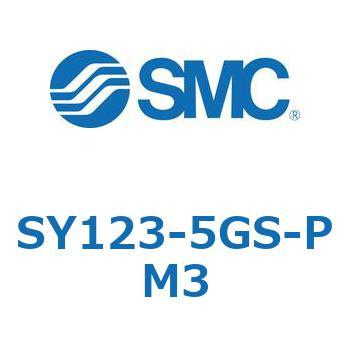 SY100 - 直接配管形/3ポートソレノイドバルブ/弾性体シール(SY123) SMC
