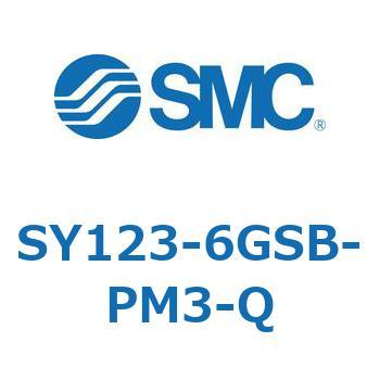 SY100 - 直接配管形/3ポートソレノイドバルブ/弾性体シール(SY123) SMC