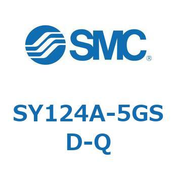 SY100 - ベース配管形/3ポートソレノイドバルブ/弾性体シール(SY124A) SMC