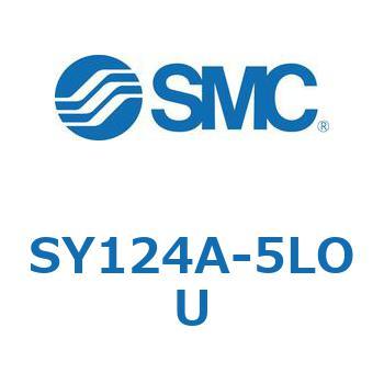 SY100 - ベース配管形/3ポートソレノイドバルブ/弾性体シール(SY124A) SMC