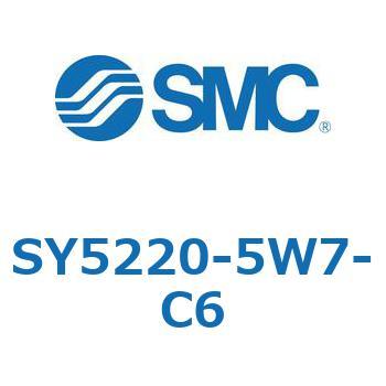 SY5220-5W7-C6 S Series(SY5220-5W7) SMC 空気用 2位置ダブル 管接続口径Φ6ワンタッチ管継手