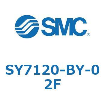 SY7120-BY-02F S Series(SY7120-BY) SMC 5ポート 空気用 2位置シングル 管接続口径G1/4