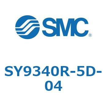 SY9340R-5D-04 S Series(SY9340R) SMC 5ポート 空気用 DIN形ターミナル 3位置クローズドセンタ 管接続口径1/2 サブプレート付
