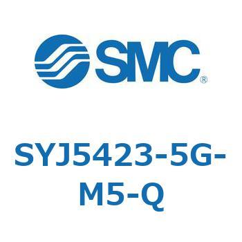 SYJ5423-5G-M5-Q S Series(SYJ5423) SMC 空気用 3位置エキゾーストセンタ グロメット/リード線長さ300mm