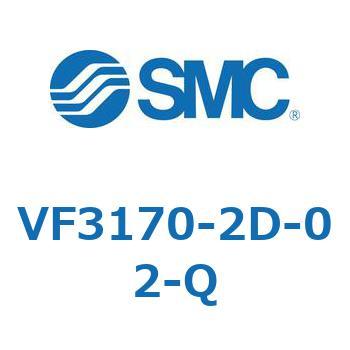 VF3170-2D-02-Q V Series(VF3170) SMC 5ポート 空気用 2位置シングル 管接続口径Rc1/4