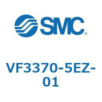 VF3370-5EZ-01 V Series(VF3370) SMC 5ポート 空気用 3位置クローズドセンタ 管接続口径Rc1/8