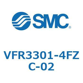 VFR3301-4FZC-02 V Series(VFR3301) SMC 5ポート 空気用 3位置クローズドセンタ 管接続口径1/4