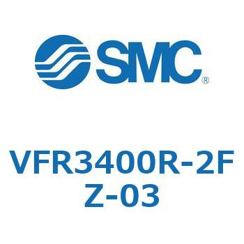 VFR3400R-2FZ-03 V Series(VFR3400R) SMC 5ポート 空気用 3位置エキゾーストセンタ 管接続口径3/8