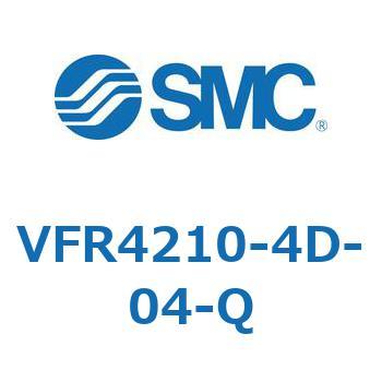 VFR4210-4D-04-Q V Series(VFR4210) SMC 5ポート 空気用 2位置ダブル DIN形ターミナル 管接続口径1/2