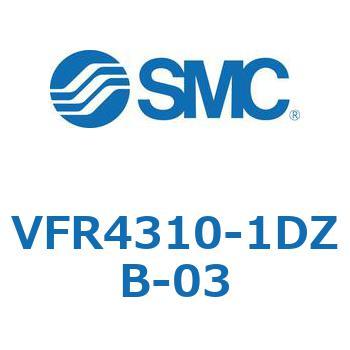 VFR4310-1DZB-03 V Series(VFR4310) SMC 5ポート 空気用 3位置クローズドセンタ DIN形ターミナル 管接続口径3/8