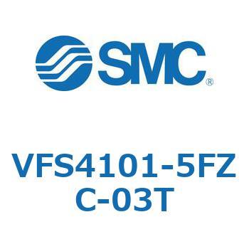 VFS4101-5FZC-03T V Series(VFS4101) SMC 5ポート 空気用 2位置シングル 管接続口径NPTF3/8