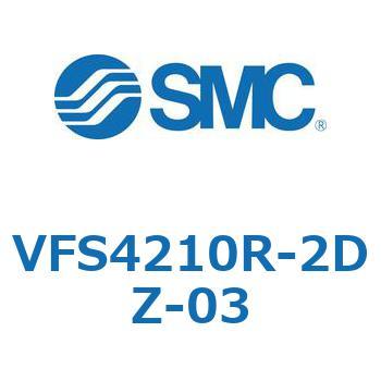 VFS4210R-2DZ-03 V Series(VFS4210R) SMC 5ポート 空気用 2位置ダブル DIN形ターミナル 管接続口径Rc3/8