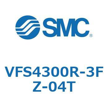 VFS4300R-3FZ-04T V Series(VFS4300R) SMC 5ポート 空気用 3位置クローズドセンタ 管接続口径NPTF1/2