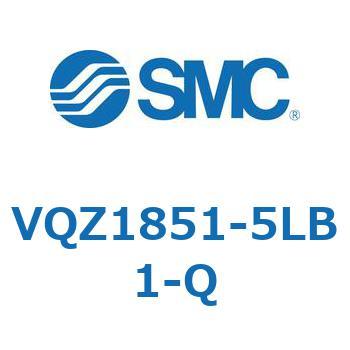 VQZ1851-5LB1-Q V Series(VQZ1851) SMC 空気用 混載用3ポート N.C. L形プラグコネクタ リード線付