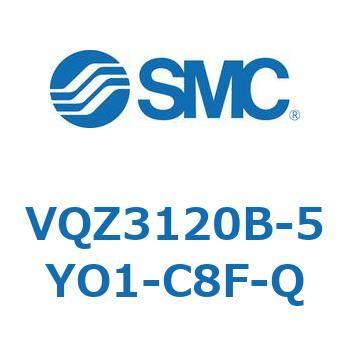 VQZ3120B-5YO1-C8F-Q V Series(VQZ3120B) SMC 5ポート 空気用 2位置シングル (YO)DIN形ターミナルコネクタなし 7,302円