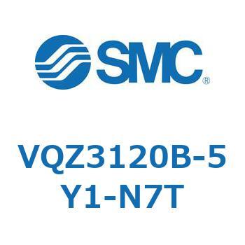 VQZ3120B-5Y1-N7T V Series(VQZ3120B) SMC 5ポート 空気用 2位置シングル DINターミナル