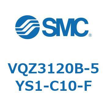 VQZ3120B-5YS1-C10-F V Series(VQZ3120B) SMC 5ポート 空気用 2位置シングル ブラケット付
