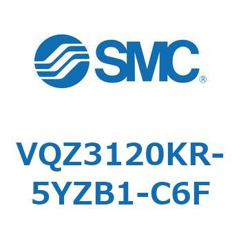 VQZ3120KR-5YZB1-C6F V Series(VQZ3120KR) SMC 5ポート 空気用 2位置シングル