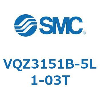 VQZ3151B-5L1-03T V Series(VQZ3151B) SMC 空気用 2位置シングル 管接続口径3/8