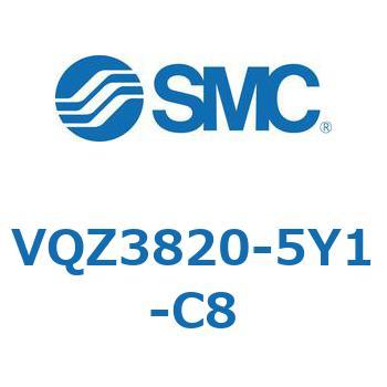 VQZ3820-5Y1-C8 V Series(VQZ3820) SMC 5ポート 空気用 DINターミナル