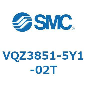 VQZ3851-5Y1-02T V Series(VQZ3851) SMC 空気用 混載用3ポートN.C. DINターミナル 管接続口径1/4 7,053円