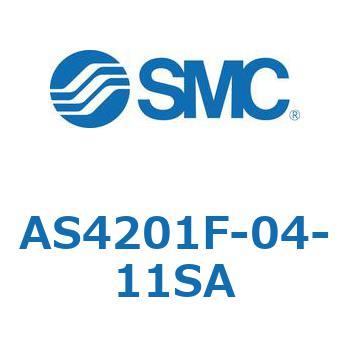 スピードコントローラエルボタイプ AS(AS4201F-～) SMC