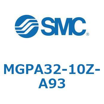 MGPA32-10Z-A93 ガイド付薄形シリンダ(MGPA32-～) SMC 複動片ロッド 高精度ボールブッシュ シリンダストローク10mm