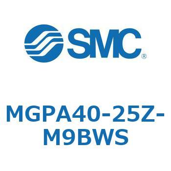 ガイド付薄形シリンダ(MGPA40-～) SMC